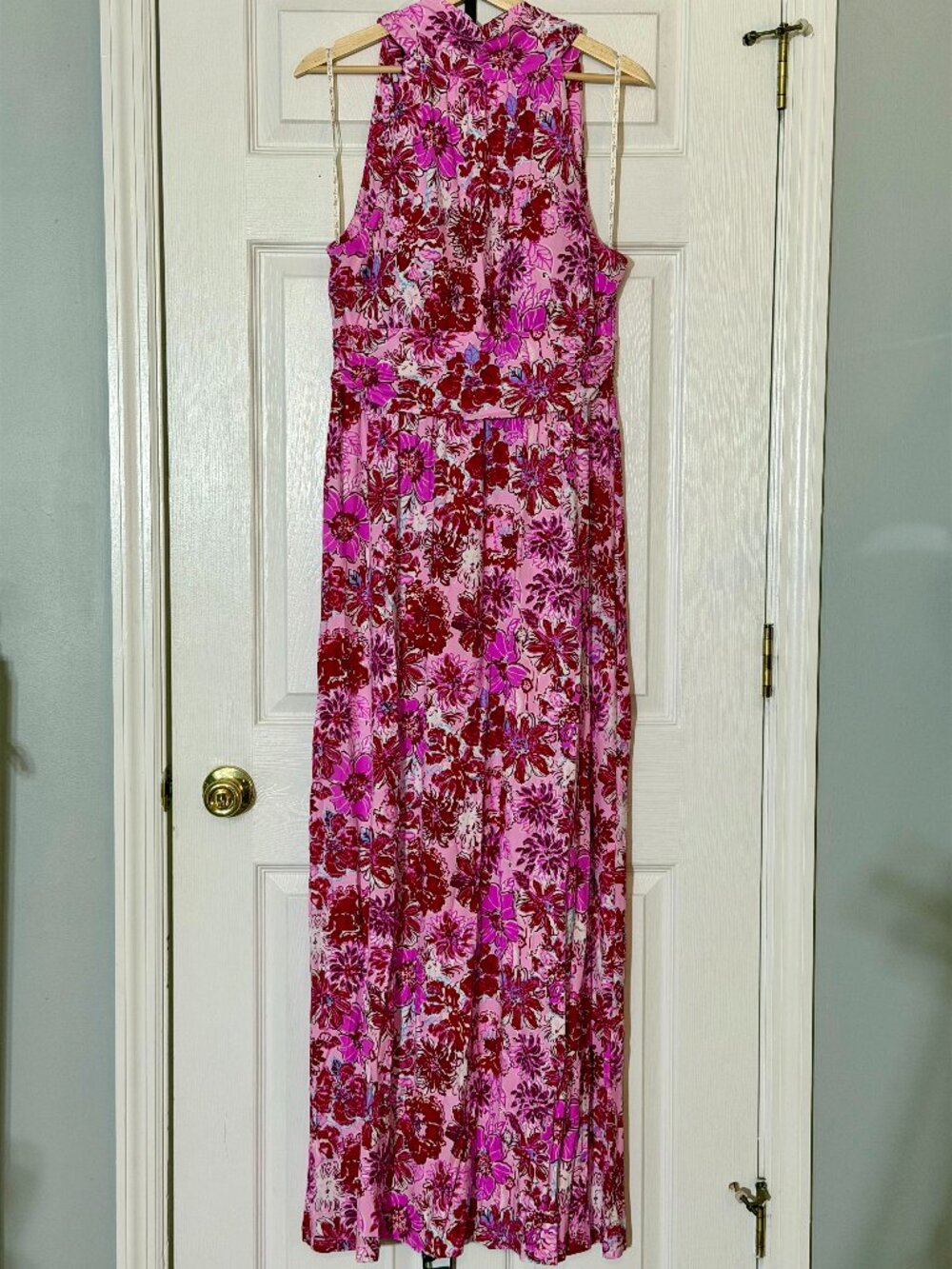 Lilly Pulitzer Wyota High Neck Maxi Dress in Lilac Thistle In The Wild Flowers